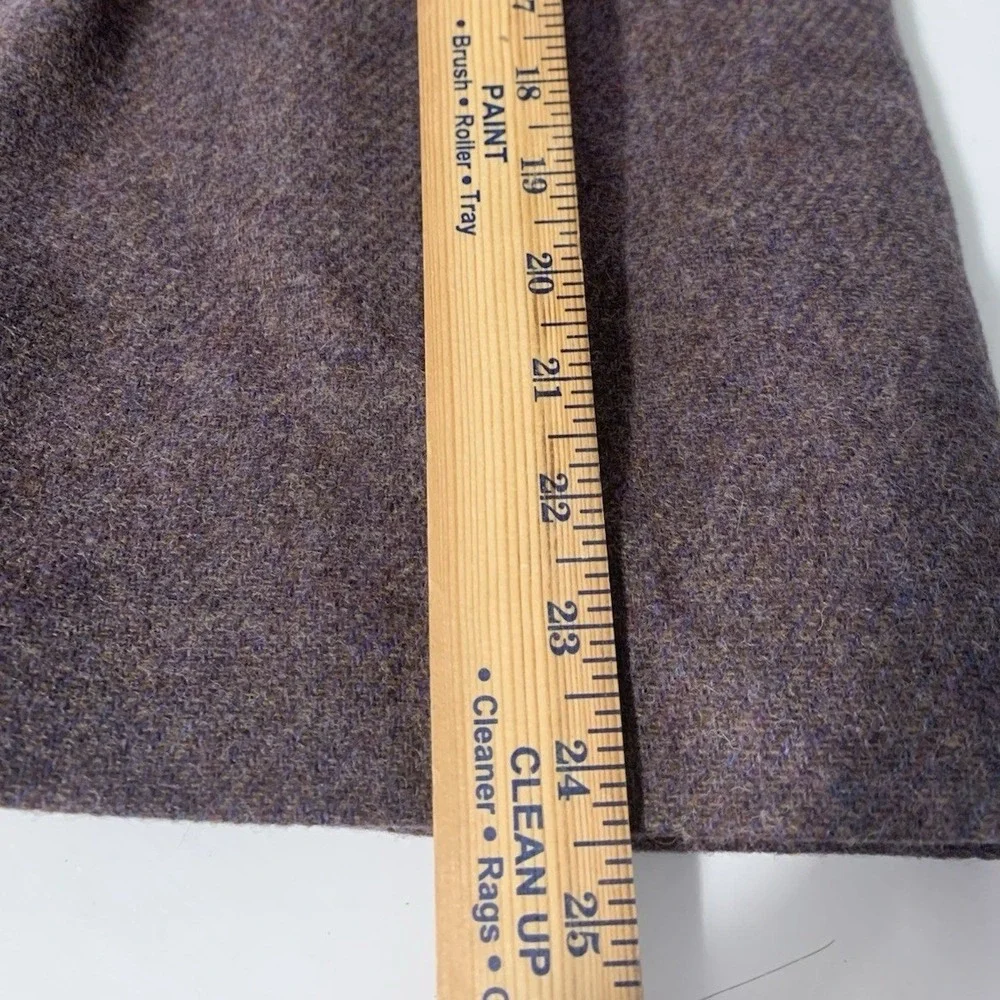 Prestige of Boston Wool Skirt 14 Vintage Purple Tweed Midi ILGWU Union Made Fall